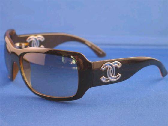 Authentic 2007 Chanel 6020 914/8g Gr. Black Sunglasses(id:1984793
