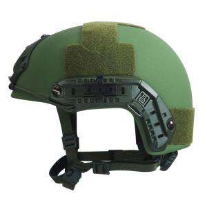 Wholesale bullet proof: Army Green Aramid PE High Cut Bullet Proof Ballistic FAST Helmet for Sale