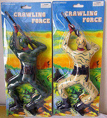 Wholesale shooting gun: Crawling Soldier Force Toy