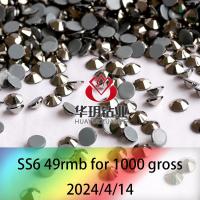 Jet Hematite Hot Fix Rhinestone