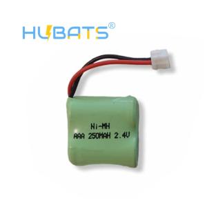 Wholesale wireless paging system: Hubats 1/2AAA*2 NiMH 2.4V 250mAh AAA Ni-MH Batteries for Wireless Paging Systems Cordless Phone