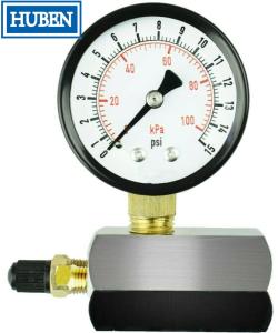 Wholesale shatterproof: Est Pressure Gauge 2 Inch 15 PSI - 1/4 Inch NPT Bottom Mount 3/4 Inch FNPT