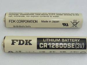 Wholesale manganese dioxide: FDK CR12600SE 3V Lithium Battery