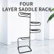 Hot Sale Display Rack Equestrian Supplies Horse Racing Seat Saddle Rack Four Saddle Racks