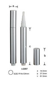 Wholesale lip gloss tube: Aluminum Click Pen Teeth Whiting Pen Lip Gloss Tube Concealer Pen