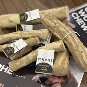 Wholesale dental products: Coffee Wood Dog Chew Stick Toy