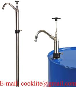 Wholesale pneumatic unit: Stainless Steel Chemical Resistant Piston Hand Operated Drum Pump - Vertical Lift Action