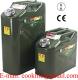 Military Style Gasoline Storage Jerry Can Metal Fuel Water Canister Steel Petrol Tank