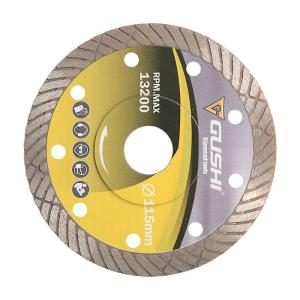 Wholesale diamond saw blade: High Performance GUSHI Diamond Tools 115/125mm Rip Saw Blade for Cutting Ceramic/ Tile