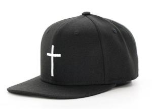 Wholesale mid leather: Black Embroidery Cotton Cheap Mens Snapbacks Custom Mens Snapback Hats