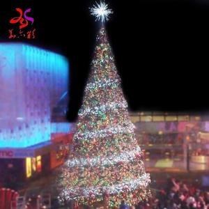 Wholesale artificial christmas tree: Commercial Realistic Steel Frame Artificial 8m 10m 15m 20m Outdoor Giant Christmas Tree