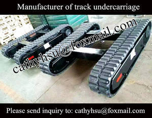 Wholesale used crawler crane: Factory Directly Offered Rubber Crawler Chssis Rubber Track Undercarriage
