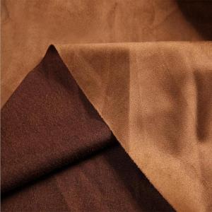 Wholesale knitting suede: 100% Polyester Warp Knitting Suede Fabric