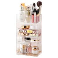Makeup Organizer Cosmetic Storage Drawers and Jewelry Display Box, Acrylic Makeup Holders with Drawe