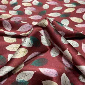 Wholesale silk garment: Hot New Printed  Fabric Woven Polyester Satin 44 Double Crepe Scarf Digital Printing Fabric