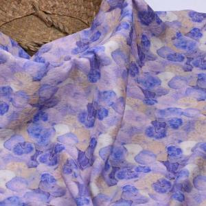 Wholesale Linen, Ramie & Hemp: Factory Price Digital Printed Rayon Linen Blend Fabric