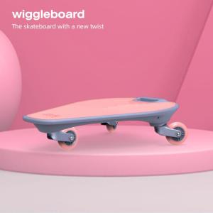 Wholesale fitness equipment: Wiggleboard-Pink. Balance Skateboard.Sports Toys,Children Fitness Equipment,Yo-yo Scooter