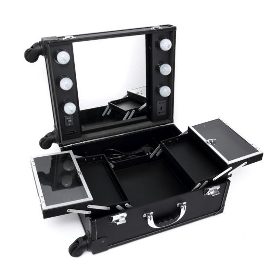Aluminum Makeup Case with Light and Mirror(id:10758692). Buy China ...
