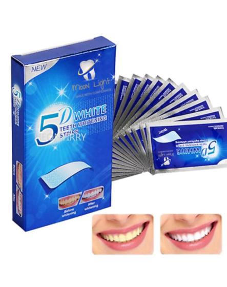 Crest 3D Whitestrips Dental Whitening Kit 30 Levels Whiter + LED Light ...