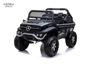 Wholesale easy one touch car: LED Lights Mercedes Benz Unimog Ride On 2 Seater with EVA Tire