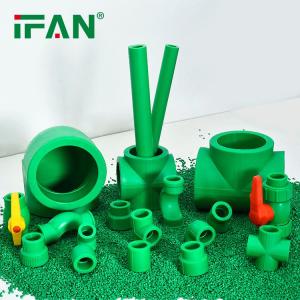 Wholesale ppr elbow: Ifan Ppr Fittings Plumbing PN25 20-110mm Thread Tee Union Elbow Green Plastic Ppr Fittings