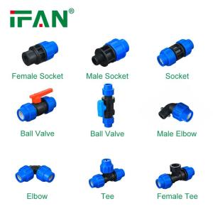 Wholesale water pipes: IFAN Wholesale Factory Price PP Fittings Irrigation System Water Fittings HDPE Pipe Fittings