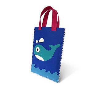 Wholesale korean color paper: DIY Felt Sewing Kit Educational Toy for Children Safe Needle Bag Whale