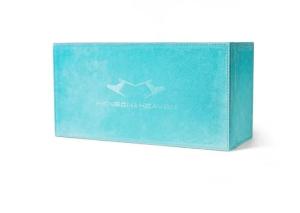 Wholesale eva packing box: Exquisite Rectangle Large Velvet Gift Box , Blue Velvet Jewelry Box