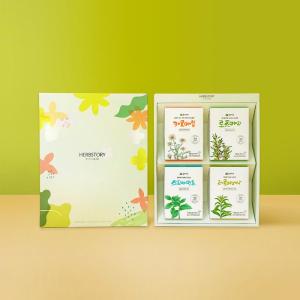 Wholesale mint: Non Pesticide Herbal Tea Bag Fall in Herb 4 Kinds Set