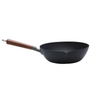 Wholesale detachable handle pan: Flat Bottom Wok Pan IMESH-K2803