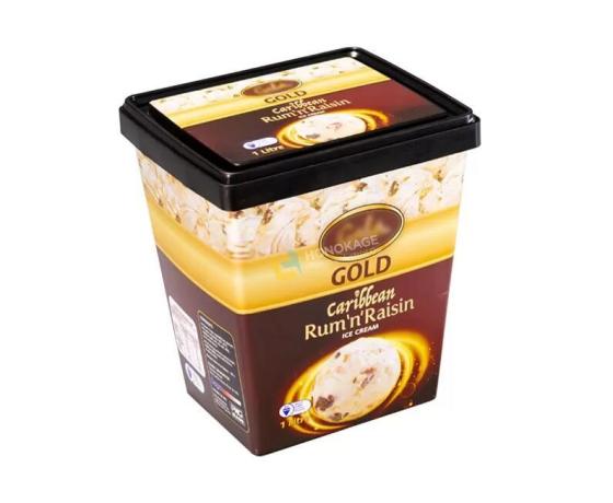 36 Oz Rectangular Ice Cream Container