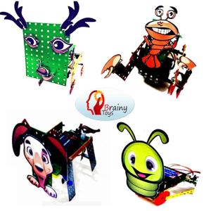 Wholesale parts: Educational Robot Toy_ANIMAL BOT PART I & II Kit