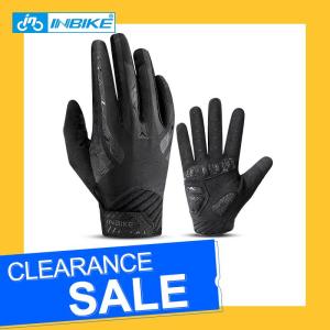 Wholesale sports glove: INBIKE Men Sport Colorful Reflective Touch Screen Gym Bicycle Cycling Full Finger Gloves MF339