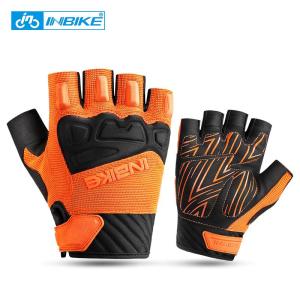 Wholesale mountain bike gloves: INBIKE Sports Half Finger Adjustable Wrist MTB Mountain Bike Bicycle Riding Cycling Gloves MH010