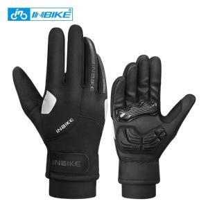 Wholesale warm gloves: INBIKE Sport Windproof Touch Screen Thickened Warm Riding Bicycle MTB Bike Cycling Gloves WF239