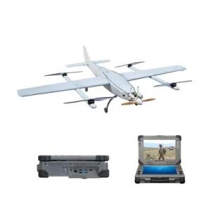 Wholesale long flight time drone: 300min Load 4KG Pod 4.6m Wing Length UAV Mapping Inspection Drone VTOL HX4HFW325