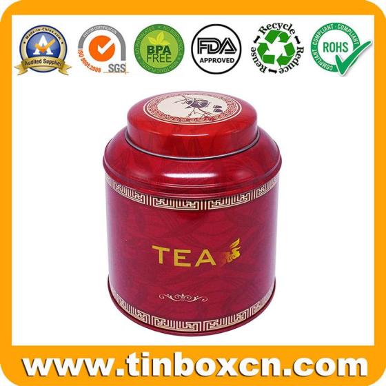 Sell Popular Tea Tin Caddy with Dome lid and Branded Printing