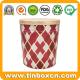 3.5 Gallon Bulk Wholesale Custom Popcorn Tin Can for Christmas and Holiday