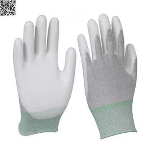 Wholesale gi: Gloves Carbon Fiber with PU Coating (Anti-static)