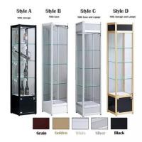 Elegant Museum Cabinet Design Wood Glass Showcase for Jewelry