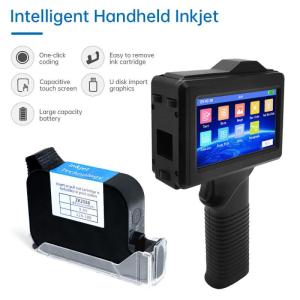 Wholesale machining: Portable Handheld Smart Date Coder Inkjet Printer Ink Label Machine 4.3 Screen