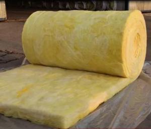 Wholesale wool blanket: Fiberglass Wool Roll Heat Insulation Material Blanket 48kg/M3 Glasswool 25mm 50mm