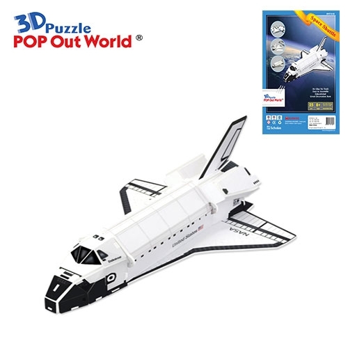 3D Puzzle Pop Out World Space Shuttle 25pcs 