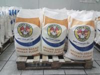 Sell brown wheat bread flour and white bread flour in bags of 25 kgs