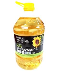 Wholesale natural products: Sunflower Oil 5L Pure Refined 