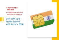 IoTivity Multi Operator M2M / IOT SIM Cards (Not for Mobile Phone) for Indian Domestic Networks