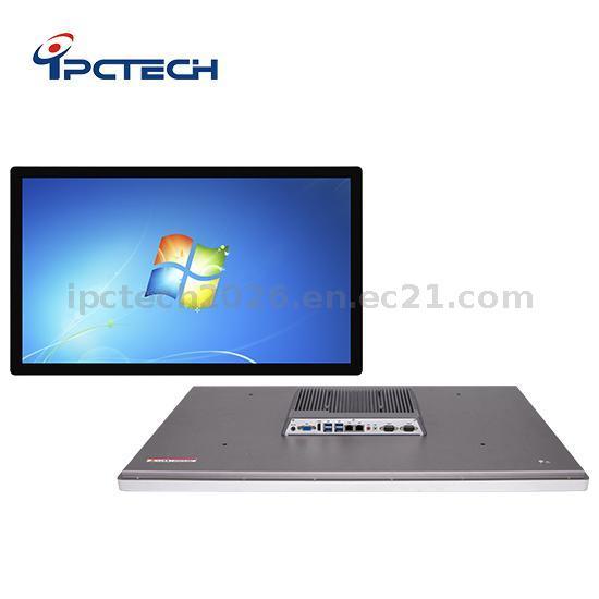 32 Inch LED Screen Industrial Embedded Fanless Panel PC with Support Capacitive Touch Screen