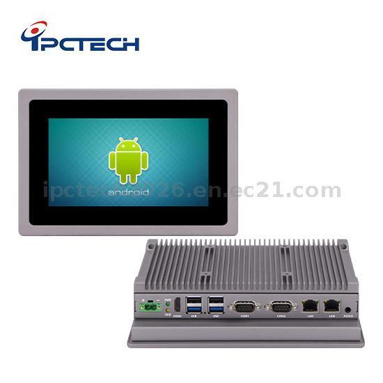 7 Inch Waterproof Embedded Arm Computer  Industrial Touch Screen Panel PC Support 4G Module