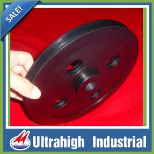 Wholesale pulley: Big Custom UHMWPE Plastic Groove U V Pulley