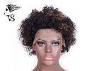 Short Kinky Curly Indian Remy Full Lace Wigs Human Hair For...
